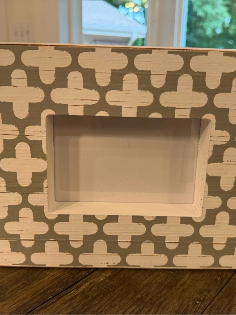 Mainstreet Collection Gray Clover 4x6 Distressed Wood Picture Frame Farmhouse
